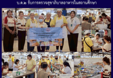 บ.ด.๒ รับการตรวจสุขาภิบาลอาหารในสถานศึกษา